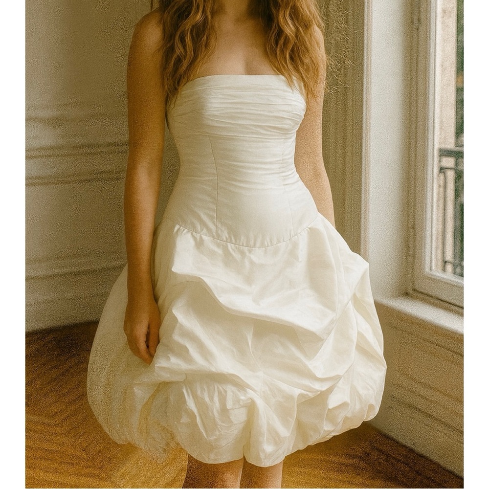 Legends by Romona Keveza Corset Top With Bubble skirt Wedding Dress size 6/8